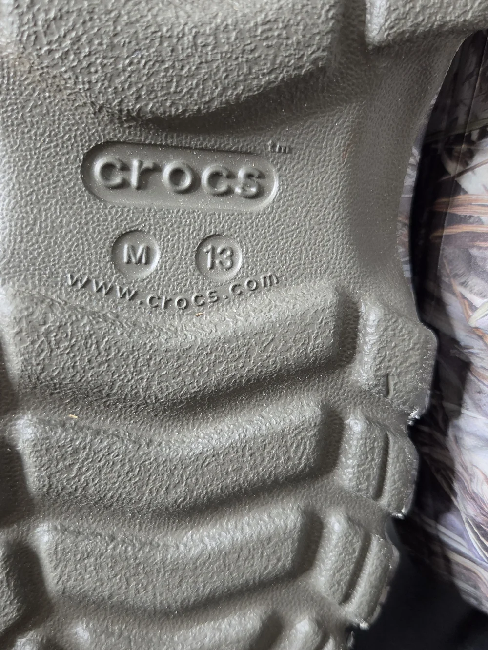 Crocs 13 Classic All-Terrain Real Tree Max-5 Camo Clogs